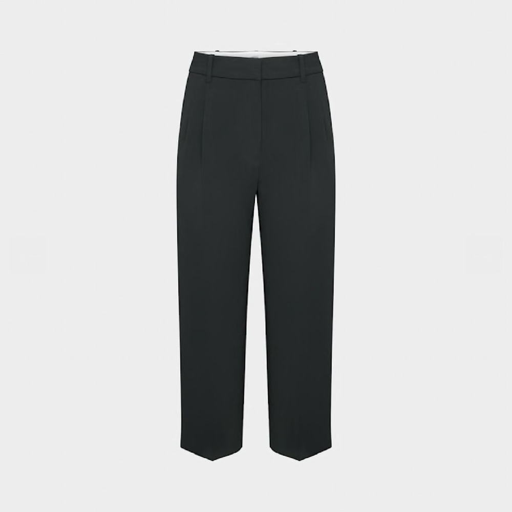 Aritzia The Effortless Pant™ Cropped (Black) - Size: 4 - Picture 7 of 8